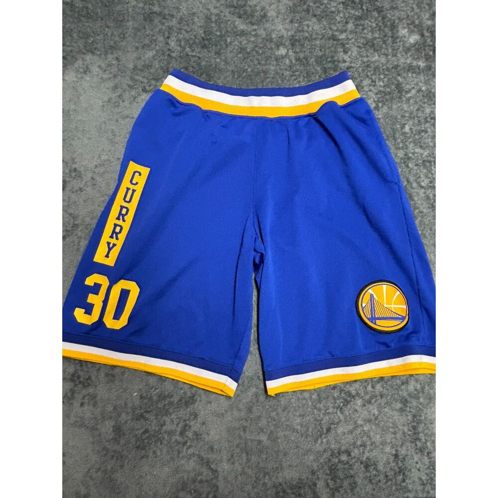 Golden State Warriors NBA Basketball Shorts Steph Curry Size Youth Medium 10/12